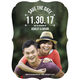 Purple Large Date Photo Save the Date Cards Image 1 of 6